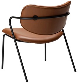 Кафяв фотьойл от изкуствена кожа в цвят коняк Zed - DAN-FORM Denmark