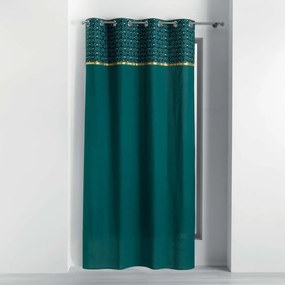 Памучно перде в петролен цвят 140x240 cm Artchic – douceur d'intérieur