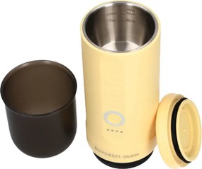 Преносима еспресо машина BUYDEEM Outin Nano OTEM-01, 7500 mAh, 20 bar, 50 ml, 12/24V, USB и Type-C зареждане, Мляно+капсули, Жълт