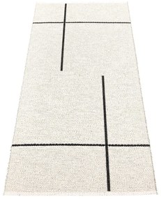 Черна пътека за открито и закрито 70x180 cm Fred Black – Pappelina