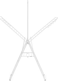 Сушилник за дрехи Brabantia Hangon 1004170, 25 м, 8 закачалки, Заключване за деца, Допълнителен прът, Бял