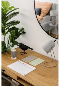 Светлосиво двойно легло 160x200 cm тапицирано с място за съхранение с включена подматрачна рамка Lotte – Meise Möbel