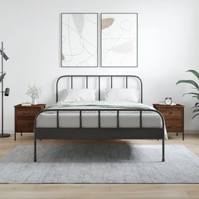 Sonata H Нощни шкафчета 2 бр кафяв дъб 40x42x50 см инженерно дърво