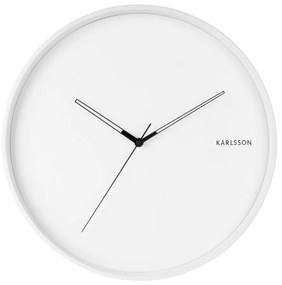 Бял стенен часовник , ø 40 cm Hue - Karlsson
