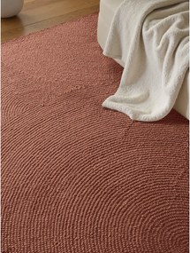 Теракотен ръчно изработен вълнен килим 200x300 cm Calmio – Hanse Home