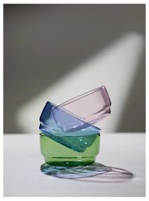 Сини стъклени купички в комплект от 2 бр. 500 ml Torino – Lyngby Glas