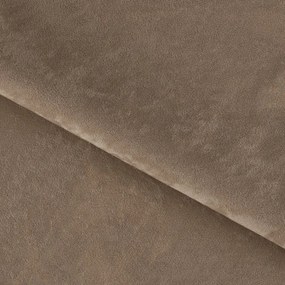 Единично легло 80x190 cm тапицирано/ПДЧ с място за съхранение с включен матрак в цвят жълта охра/бежово Parys – ELTAP