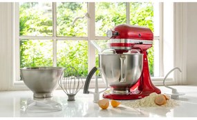 Разопакован: Планетарен миксер KitchenAid Artisan Elegance 5KSM175PSECA, 300W, 4.8 л, Direct drive, 10 скорости, Червен
