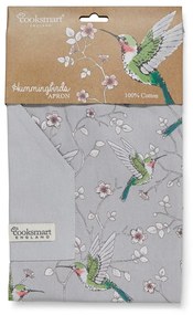 Сива памучна престилка Hummingbirds - Cooksmart ®