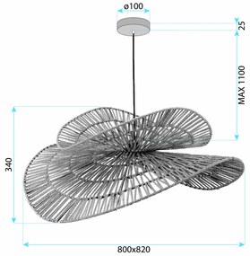 Пендел BOHO APP1738-1CP 80CM