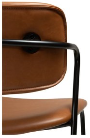 Кафяв бар стол от изкуствена кожа, височина 107 cm Zed - DAN-FORM Denmark