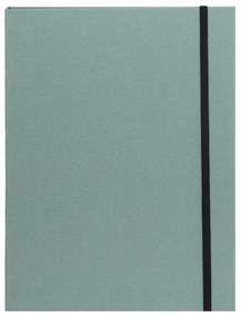 Зелен картонен органайзер Paulina Canvas Paper Laminate A5 – Bigso