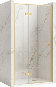 Врати за душ кабини Rea Atlas 80 Brush Gold