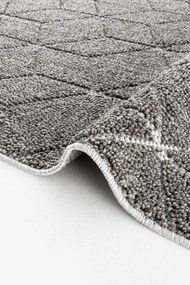 Килим Bukle 1408, цвят Сив, 80 x 200 см