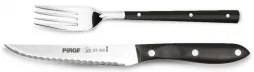 Pirge - Комлект нож и вилица за стек от неръждаема стомана 12см (41085)PRO 2001