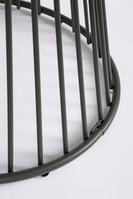 Стоманена кръгла градинска маса за хранене ø 120 cm Austin – Bizzotto