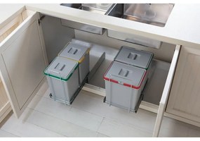 Пластмасов контейнер за сортирани отпадъци/вграден 36 л Ecofil - Elletipi