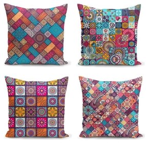 Калъфки за възглавници в комплект 4 бр. 45x45 cm Mandala Tiles – Minimalist Cushion Covers