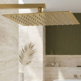 Квадратен душ пита REA JS-P015BG 30cm Brush Gold