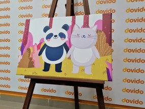 Картина на платно – Животни в гората