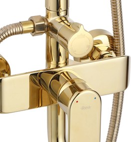Комплект за душ REA BLOOM GOLD