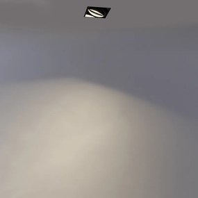 Интелигентен вграден прожектор черен с Wi-Fi GU10 Trimless - Oneon 1