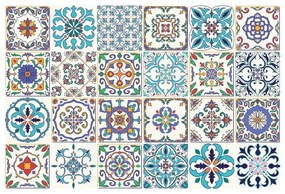 Комплект от 24 стикера за Мадейра, 15 x 15 cm - Ambiance