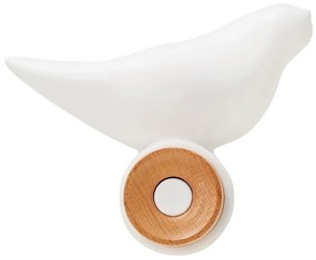 Бяла кука за стена Bird - Bonami Essentials