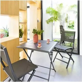 Градинска квадратна маса Hesperide Azua, Графит