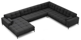 Тъмносив ъглов диван (десен ъгъл) Bali – Cosmopolitan Design