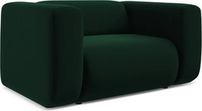 Тъмнозелено кадифено кресло Ekahi – Makamii