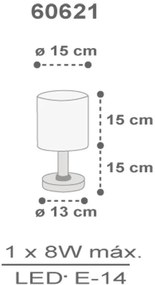 Детска преносима лампа Ango Rinoceronte