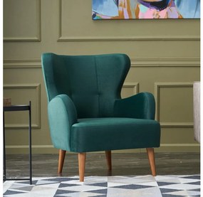 Кресло тип уши NEKO зелено