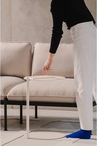 Стоманена кръгла странична масичка 41x40 cm Ande – noo.ma