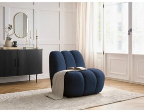 Тъмносиньо кресло от прежда с примки от букле Janissaire – Bobochic Paris