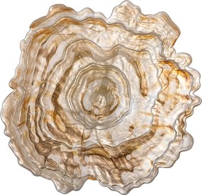 Бежова стъклена купа ø 38,5 cm Asimi – Bloomingville