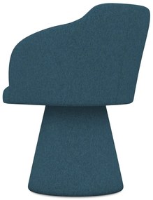 Син тапициран трапезен стол Kanoa – Makamii