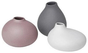 Порцеланови вази в комплект 3 бр. (височина 9 cm) Nona – Blomus