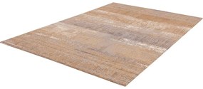 Кафяв вълнен килим 100x180 cm Layers - Agnella