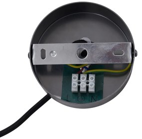 Модерен висящ полилей тъмно сив GU10 50mm - Tubo