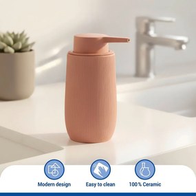 Кафяв пластмасов диспенсер за сапун 400 ml Fablo – Wenko