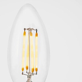 Топла LED крушка с димируема светлина E14, 4 W Candle - tala