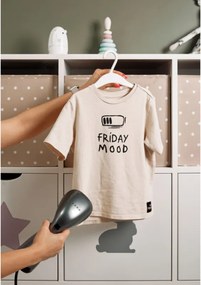 Уред за гладене с пара Aeno G2S AGS0002, 1190W, 24 г/мин, 110 мл, Система против котлен камък, Черен/сив