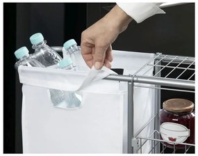 Универсален подвижен рафт с кошница , 28 л Slim - Wenko