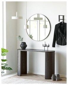 Черна стъклена ваза (височина 20 cm) Vera – House Nordic