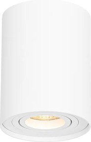 Комплект от 4 модерни таванни спота бели, въртящи се и накланящи се - Rondoo Up