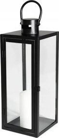 Декоративен фенер TOWER 29 см черен