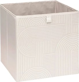 Кутия за съхранение 5five Mix & Modul Zebra, 31x31 cm - Черна