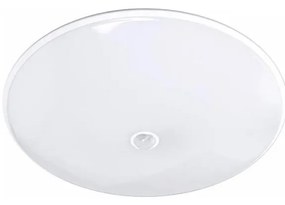 LED външно таванно осветително тяло със сензор VISTA LED/15W/230V Ø 26 cm IP54 бяло