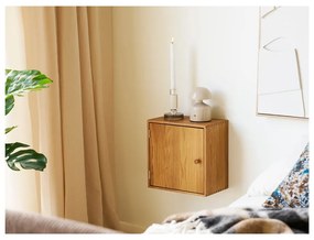 На няколко нива стенен рафт от масивен дъб в естествен цвят 18 cm Townsville – House Nordic